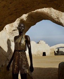 modely-way:Grace Bol for Harper’s Bazaar