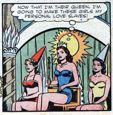 b-ko-edits:  “The Queen’s Harem” from Girls’ Love Stories #48 (1957) by DC C
