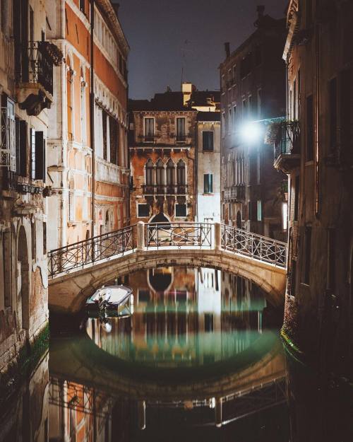 vintagepales2: Venice by night