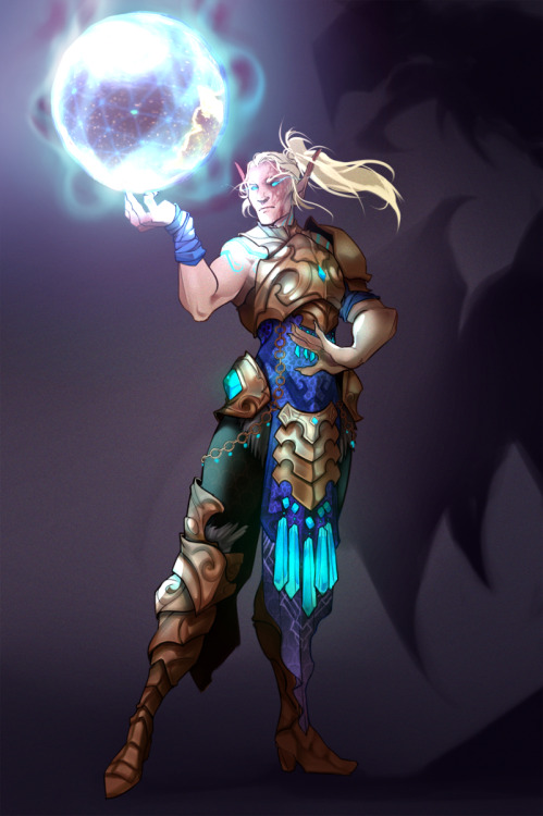 korkrunchcereal:  isei-silva:  Commission for Lawrence of his blue dragon character, Lyonus Blacksun!  Darkran your guy looks super cool!  