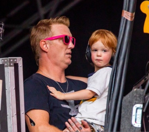 Josh Homme with Orrin Ryder at Shaky Knees Fest