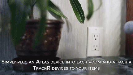 sizvideos:TrackR atlas tells you which room your belongings are in. Simply ask TrackR, “Where is my 