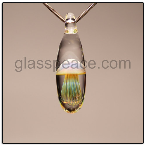 Glass Jellyfish Pendant by Amir Shawn