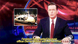 goddesscru:  beeishappy:  TCR | 2014.12.01  Stephen Colbert, let me love you. 