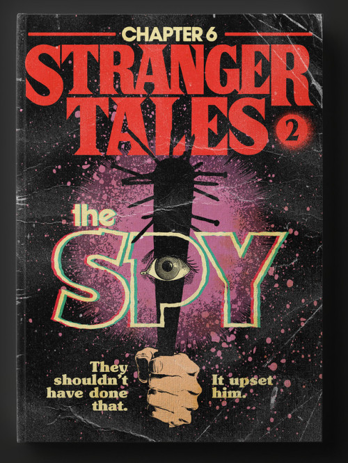 wilwheaton:  archiemcphee:  Brazillian illustrator and designer Butcher Billy (previously featured here) turned each episode from Stranger Things Season 2 into a worn and dog-eared vintage paperback book cover. Together they’re Stranger Tales: The Second