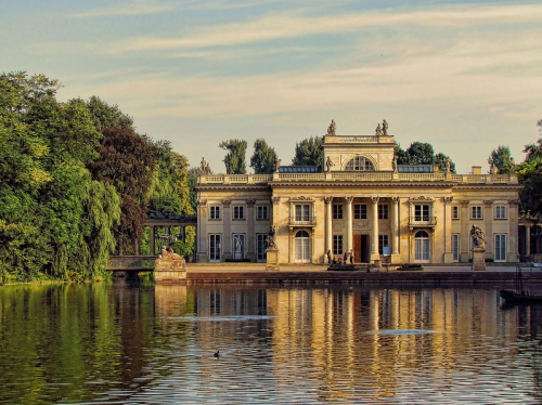 classicalbritain:The Palace on the Water - Łazienki Palace - Warsaw, Poland Originally a bathhouse