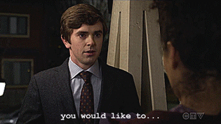 whitefluffyyeti:The good doctor “Trampoline”