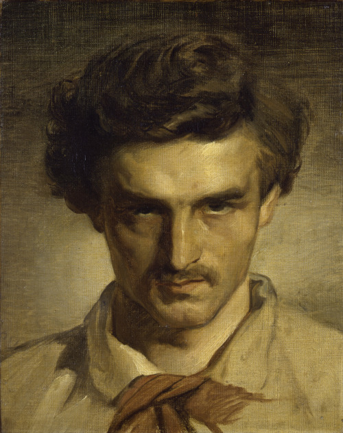 Jugendliches Selbstbildnis = Self-Portrait asa Young ManAnselm Feuerbach (German;1829–1880)185