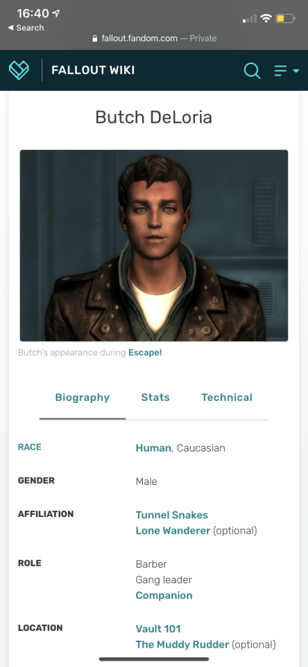 fallout 3 butch companion fallout 3 butch companion