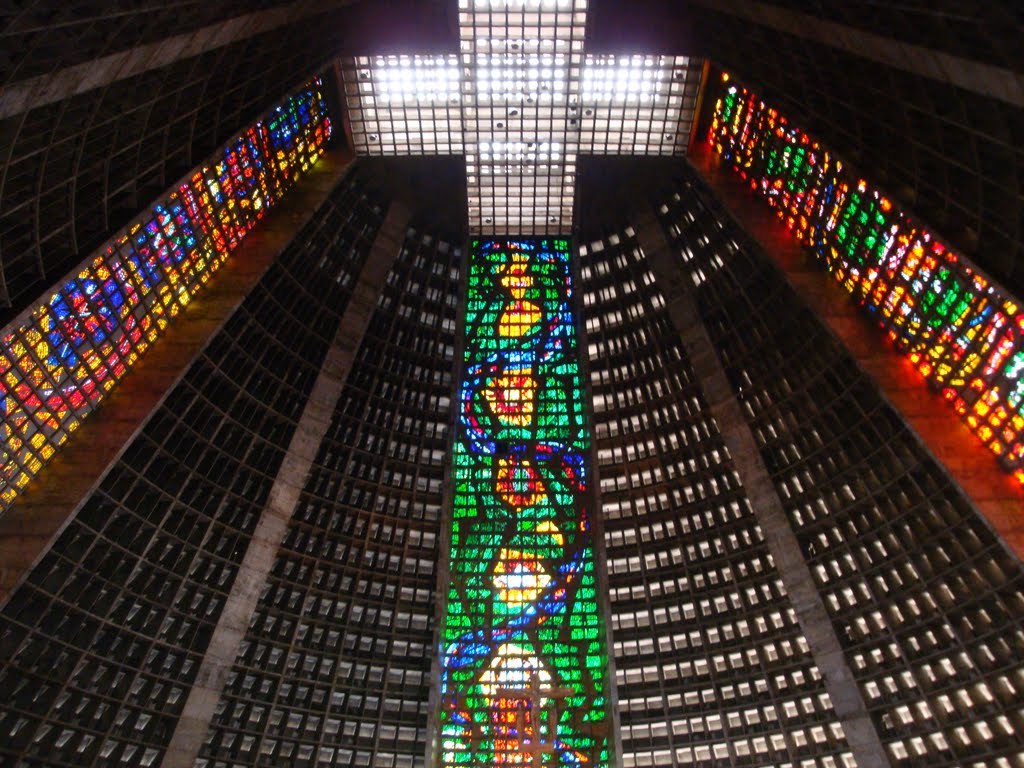 architectureland:  Metropolitan Cathedral of Rio de Janeiro designed by Edgar Foncecain