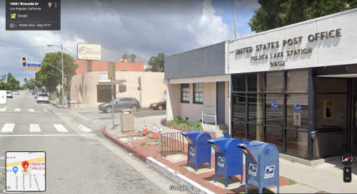 The Toluca Lake Station - United States Post OfficeAs seen in a Season 3 episode of Laugh-In versus 