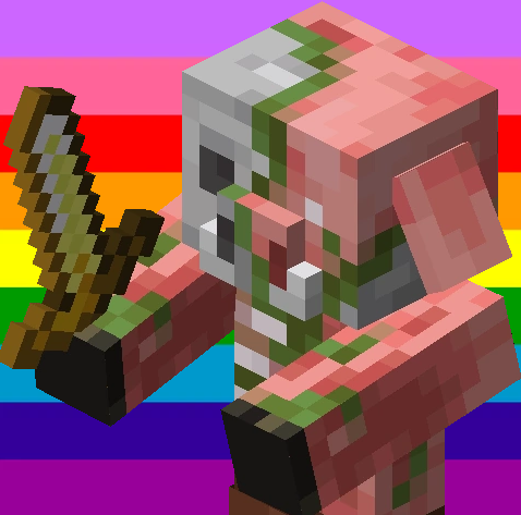 minecraftstim: Gay Zombified Piglin■ ■ ■ / ■ ■ ■ / ■ ■ ■ @splashtext