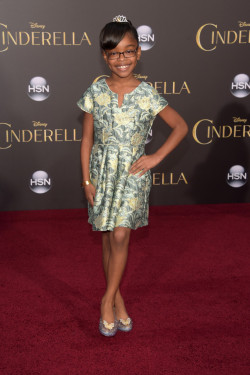 Be-Blackstar:  Soph-Okonedo:   Marsai Martin Attends The Premiere Of Disney’s “Cinderella”