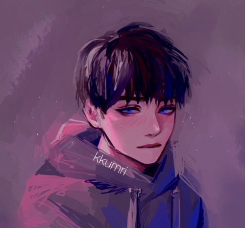 kkumri - drew a sad tobio to get the sads out