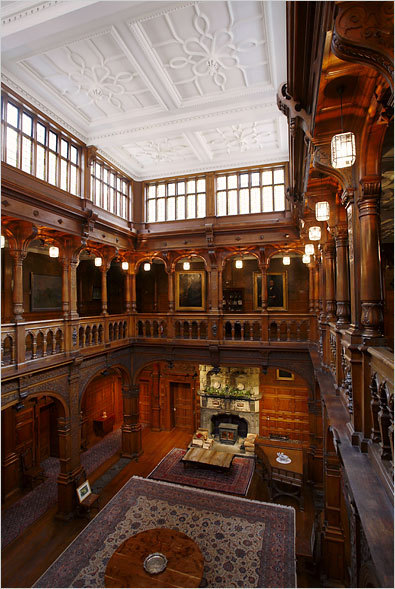 steampunktendencies:  Stokesay Court was built by the rich Victorian era merchant, philanthropist,