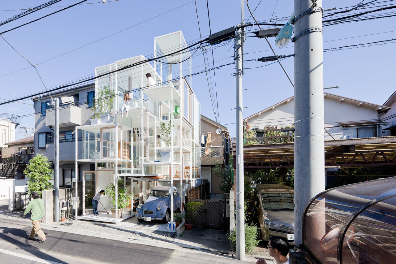 dezeen:  House NA by Sou Fujimoto Architects