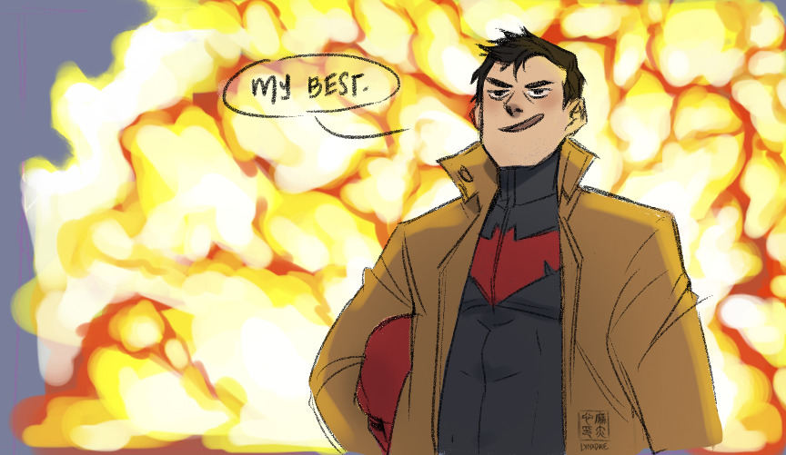 lynxdre:  birdsgoflying:  (Something blows up)  Bruce: JASON, WHAT DID YOU DO?! 