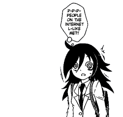 pretzelsnake:  Watamote transparent for your blog  