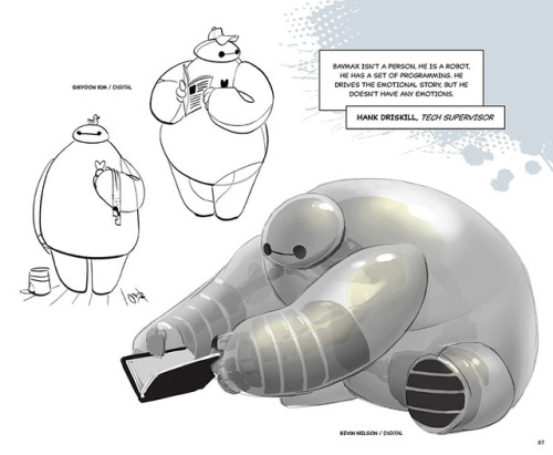 Character designs from The Art of Big Hero 6 