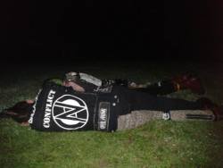 anarchyandcha0s:  takin a nap in a feild