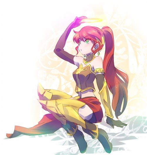 Porn rwby-fan:  Angelic Pyrrha by  いえすぱ photos