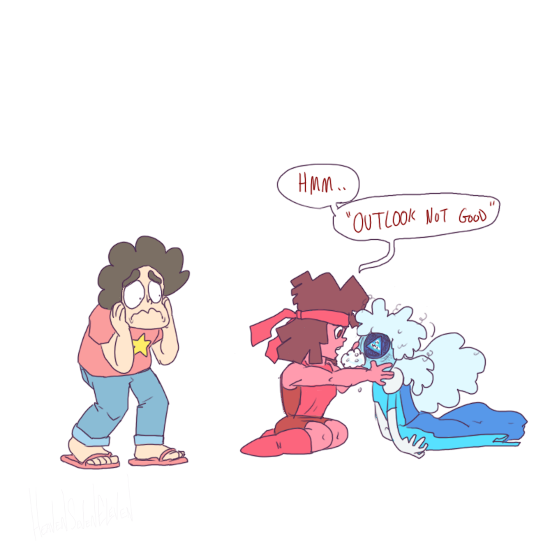 heavenseveneleven:  Laffy Sapphy the Magic 8 Ball