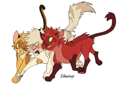 SEGAmastergirl on X: My not so warrior cats, warrior cats. My