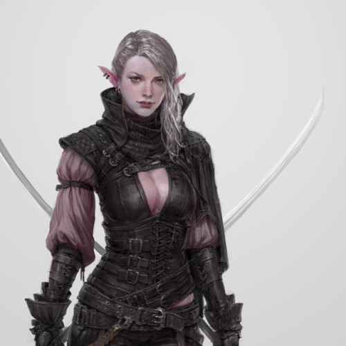 quarkmaster:  2017 personal work elf woman  Sungryun Park