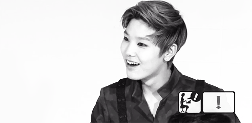 bap-ftw:  Zelo's adorable shocked face when the interviewer asked him to do high