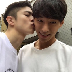 Fuckyeahboyxboy:  Japanese X Korean Couple ❤️ More? Follow This Awesome Blog!