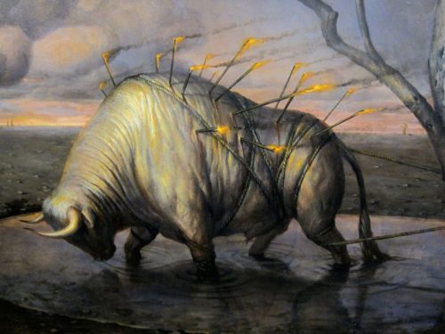 Painting by Martin Wittfooth 