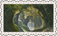 forest tunnel stamp
