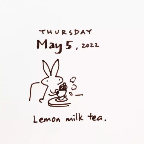 A citrus twist #abunaday #daily #bunny #doodle #lemonmilktea #plottwist #一日一兔 #柠檬奶茶 #其实意外的搭  https:/