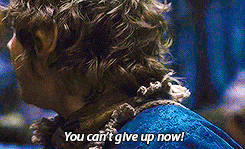 Thorin. You can’t give up now…It’s this…it’s this place. I think a sickness lies on it.
