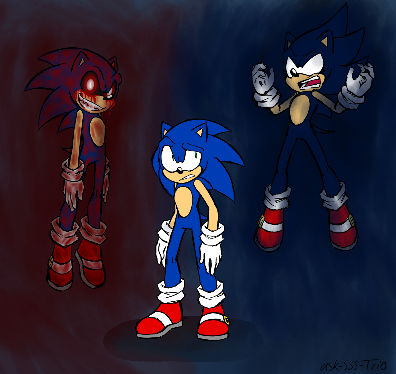 questi sono sonic shadow e silver - Sonic shadow e silver