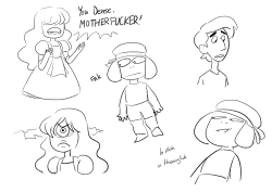 bonkalore:  Um… random SU doodles. And