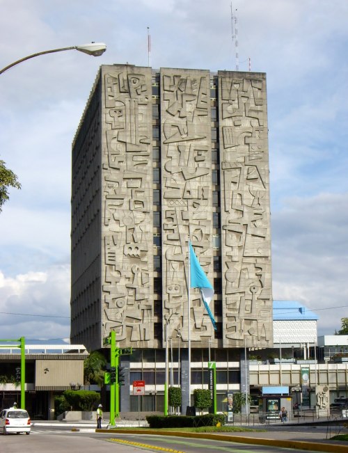 midcenturymodernfreak: Goyri Concrete Relief Mural | Bank of Guatemala &ldquo;This incredible co