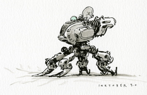 camerxn:Inktober Sketches by Scott Robertson