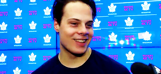 Auston Matthews does this thing with his bottom lip and it drives me crazy..