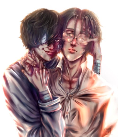 Dazai x Ango I really put my soul in this one and totally proud of what I’ve done despite how 