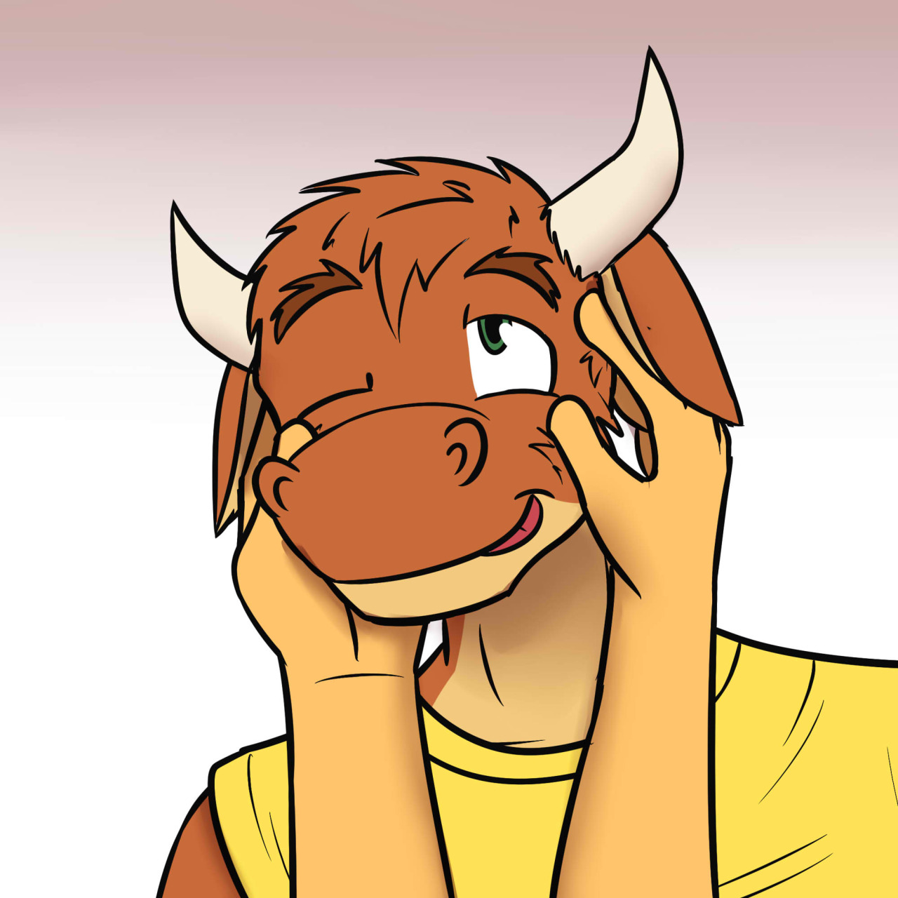 Ty getting his face smushed.
