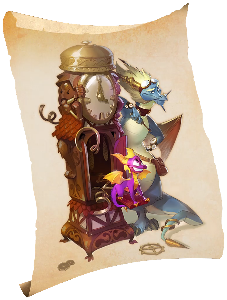 crocosec: Concept art from the credits of the first part of Spyro Reignited Trilogy.