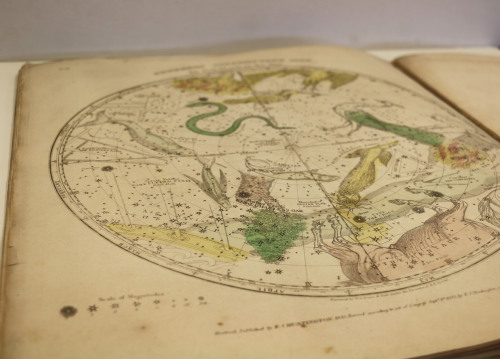 uispeccoll:Astronomy buffs rejoice! This beautiful celestial atlas is a supplementary text to T