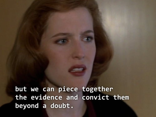 asexualrogers: notkatniss: SPILL THAT TEA, SCULLY, SPILL IT #shots fired from the 90s still manages 