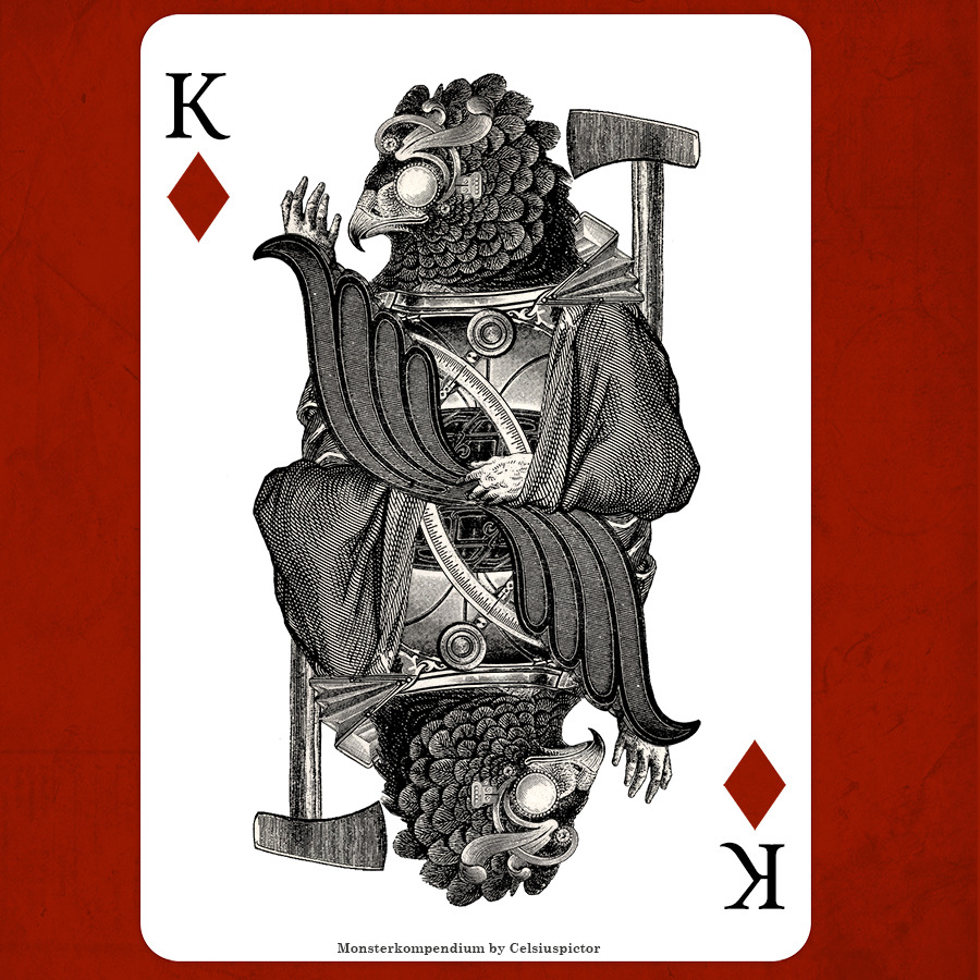 Monsterkompendium The Face Cards Of The French Playing Cards Are