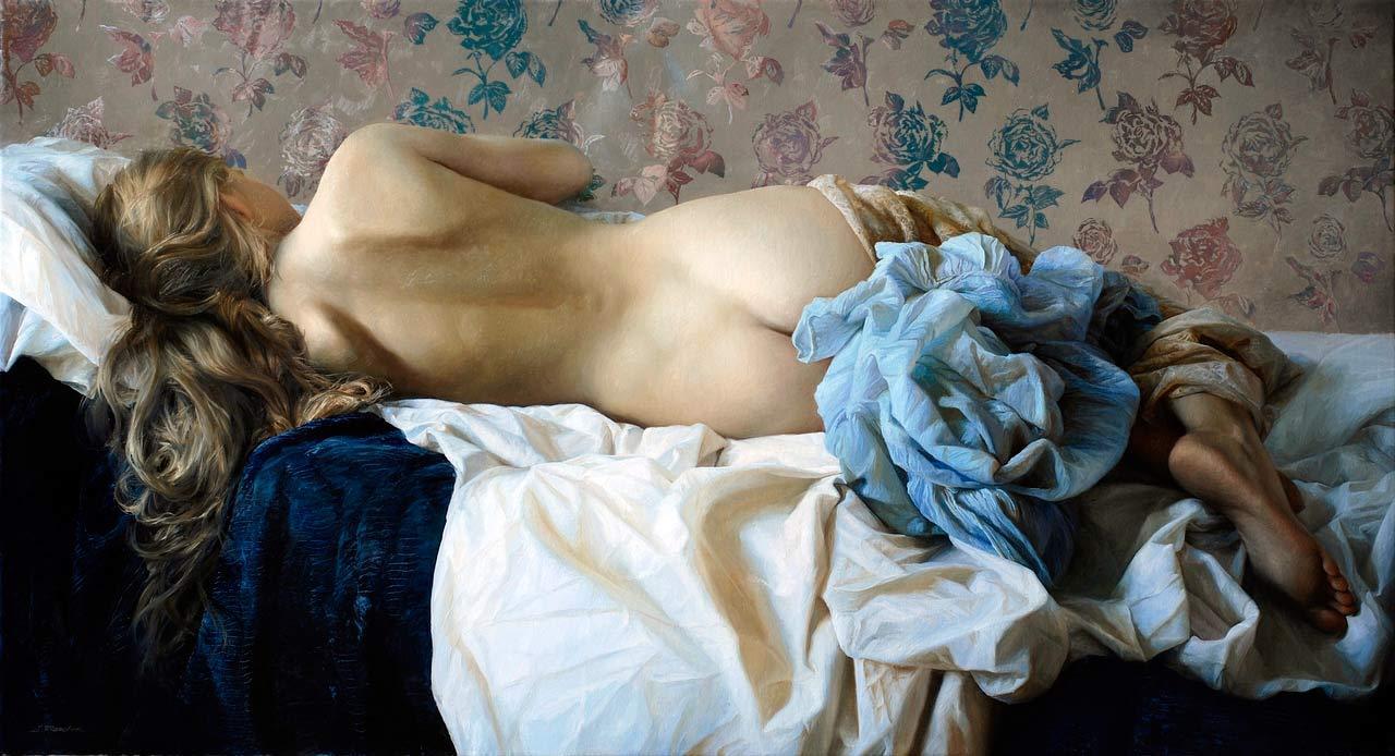 artbeautypaintings:  Blue roses - Serge Marshennikov 