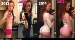 Before After Female Muscle Bodybuilders and