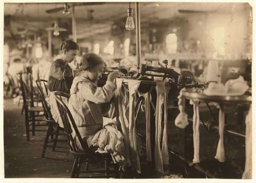 Child labour. Lewis Hine.