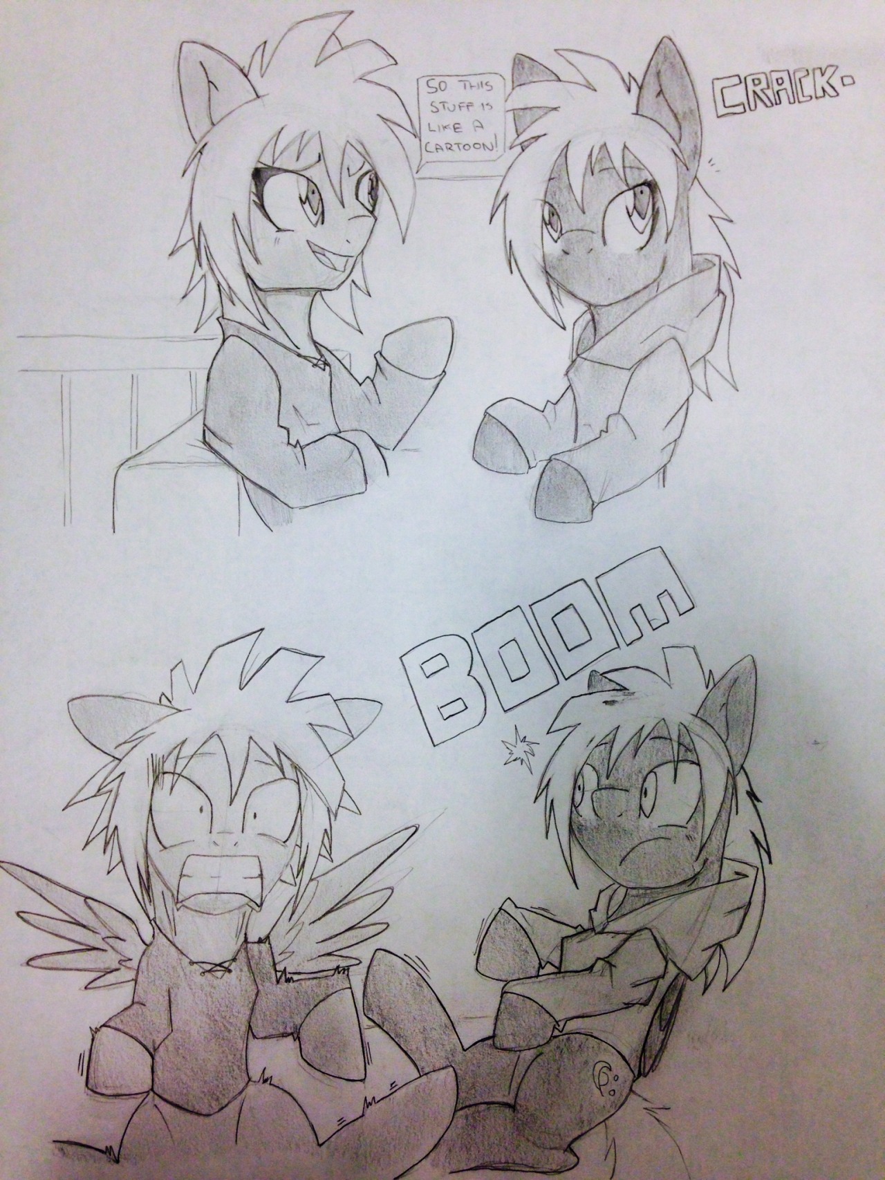answerskyrocket:  ((A smallish comic. The last few pictures were a bit rushed. Hopefully