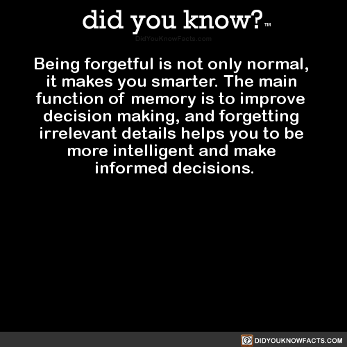 did-you-kno:  Being forgetful is not only adult photos